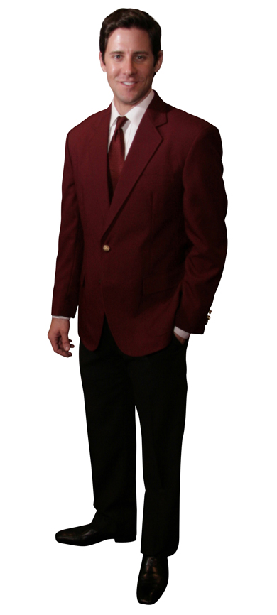 men's maroon blazer burgundy